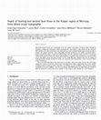 Research paper thumbnail of Depth of faulting and ancient heat flows in the Kuiper region of Mercury from lobate scarp topography