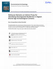 Research paper thumbnail of Molluscan Remains as Indirect Proxy for Identifying Disintegrated Mudbricks in Aegean Bronze Age Archaeological Contexts