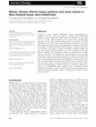 Research paper thumbnail of Winter climate affects torpor patterns and roost choice in New Zealand lesser short-tailed bats