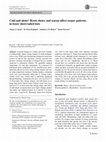 Research paper thumbnail of Cold and alone? Roost choice and season affect torpor patterns in lesser short-tailed bats