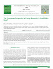 Research paper thumbnail of The Ecosystems Perspective in Energy Research: A New Field is Born?