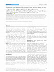 Research paper thumbnail of Transanal total mesorectal excision: how are we doing so far?