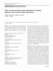 Research paper thumbnail of Wide excision and ulno-carpal arthrodesis for primary aggressive and recurrent giant cell tumours