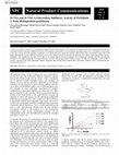 Research paper thumbnail of In Vivo and In Vitro α-Glucosidase Inhibitory Activity of Perfoliatin a from Melampodium Perfoliatum