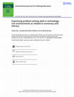 Research paper thumbnail of Examining problem-solving skills in technology-rich environments as related to numeracy and literacy