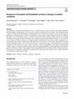 Research paper thumbnail of Responses in honeybee and bumblebee activity to changes in weather conditions