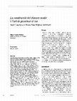 Research paper thumbnail of La construcció del discurs mèdic i l'art de governar el cos. Salut i moral a la Baixa Edat Mitjana occidental