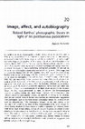 Research paper thumbnail of Image, Affect, and Autobiography: Roland Barthes’ Photographic Theory in Light of his Posthumous Publications