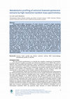 Research paper thumbnail of Metabolomic profiling of antiviral Scaevola spinescens extracts by high resolution tandem mass spectroscopy