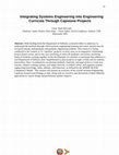 Research paper thumbnail of 6.5.0 Integrating Systems Engineering into Engineering Curricula Through Capstone Projects