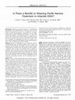 Research paper thumbnail of Is There a Benefit to Weaning Pavlik Harness Treatment in Infantile DDH?