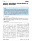 Research paper thumbnail of Differential Requirements in Endocytic Trafficking for Penetration of Dengue Virus