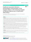 Research paper thumbnail of Healthcare-associated infections: bacteriological characterization of the hospital surfaces in the University Hospital of Abomey-Calavi/so-ava in South Benin (West Africa)