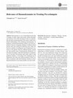 Research paper thumbnail of Relevance of Haemodynamics in Treating Pre-eclampsia