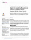 Research paper thumbnail of Prelabor rupture of membranes at term: A possible hematological triage in addition to vagino-rectal beta-hemolytic streptococcus screening for early labor induction