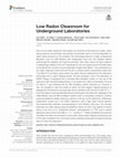 Research paper thumbnail of Low Radon Cleanroom for Underground Laboratories