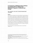 Research paper thumbnail of A comparison of wildland urban interface households WTP for wildfire risk reduction programs in California and Florida