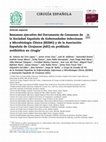 Research paper thumbnail of Resumen ejecutivo del Documento de Consenso de la Sociedad Española de Enfermedades Infecciosas y Microbiología Clínica (SEIMC) y de la Asociación Española de Cirujanos (AEC) en profilaxis antibiótica en cirugía