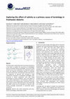 Research paper thumbnail of Noune et al., «Exploring the effect of salinity as a primary cause of teratology in freshwater diatoms».