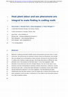 Research paper thumbnail of Host plant odour and sex pheromone are integral to mate finding in codling moth