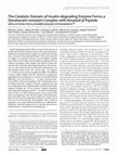 Research paper thumbnail of The Catalytic Domain of Insulin-degrading Enzyme Forms a Denaturant-resistant Complex with Amyloid β Peptide