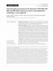 Research paper thumbnail of External quality assessment for the detection of HCV RNA, HIV RNA and HBV DNA in plasma by nucleic acid amplification technology: a novel approach