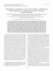 Research paper thumbnail of Quantification of Hepatitis C Virus (HCV) RNA in a Multicenter Study: Implications for Management of HCV Genotype 1-Infected Patients