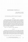 Research paper thumbnail of Escepticismo y Política (