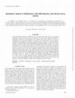 Research paper thumbnail of Quantitative analysis of inflammatory cells infiltrating the cystic fibrosis airway mucosa