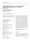 Research paper thumbnail of Phytoplankton distribution across the southeast Adriatic continental and shelf slope to the west of Albania (spring aspect)