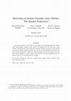 Research paper thumbnail of Reforming an Insider-Outsider Labor Market