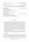 Research paper thumbnail of Use of Internet Social Networks in Academic Environment