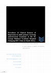 Research paper thumbnail of Prevalence of Clinical features of Depression in adult patients receiving antiretroviral treatment at the Dr George Mukhari Academic Hospital Tshepang HIV Clinic in South Africa