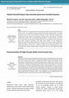 Research paper thumbnail of Characterization Of High Porosity White Fired Ceramic Clay