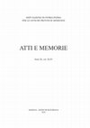 Research paper thumbnail of Donato D'Urso, Due modenesi: Luigi Berti e Agostino Soragni (Atti e Memorie 2022)*