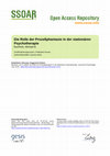 Research paper thumbnail of Die Rolle der Prozeßphantasie in der stationären Psychotherapie