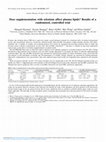 Research paper thumbnail of Does supplementation with selenium affect plasma lipids? Results of a randomized, controlled trial