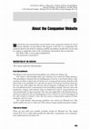 Research paper thumbnail of Appendix D: About the Companion Website