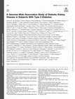 Research paper thumbnail of A Genome-Wide Association Study of Diabetic Kidney Disease in Subjects With Type 2 Diabetes