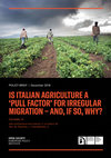 Research paper thumbnail of Is Italian agriculture a ‘pull factor’ for irregular migration – and, if so, why?