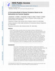 Research paper thumbnail of A forecasting model of disease prevalence based on the McKendrick–von Foerster equation