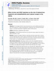 Research paper thumbnail of Effect of Prior Anti–VEGF Injections on the Risk of Retained Lens Fragments and Endophthalmitis after Cataract Surgery in the Elderly