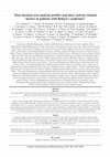 Research paper thumbnail of Does decision tree analysis predict oral ulcer activity-related factors in patients with Behçet's syndrome?