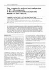 Research paper thumbnail of First example of a preferredanti configuration in RNSX2 compounds:N-fluoroformyliminotrifluoromethylsulfur fluoride, FC(O)NS(F)CF3