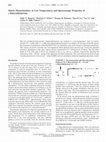 Research paper thumbnail of Matrix Photochemistry at Low Temperatures and Spectroscopic Properties of γ-Butyrothiolactone