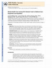 Research paper thumbnail of Disparities in Mental Health Care among HIV-Infected Youth