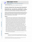 Research paper thumbnail of Correlates of missed clinic visits among youth living with HIV