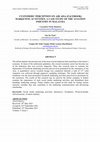 Research paper thumbnail of Customers' Perception On Air Asia (Facebook) Marketing Activities: A Case Study Of The Aviation Industry In Malaysia