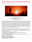 Research paper thumbnail of Northern Illinois University: Anthropology 210 - Exploring Archaeology Syllabus