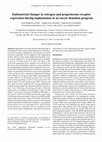 Research paper thumbnail of Endometrial changes in estrogen and progesterone receptor expression during implantation in an oocyte donation program